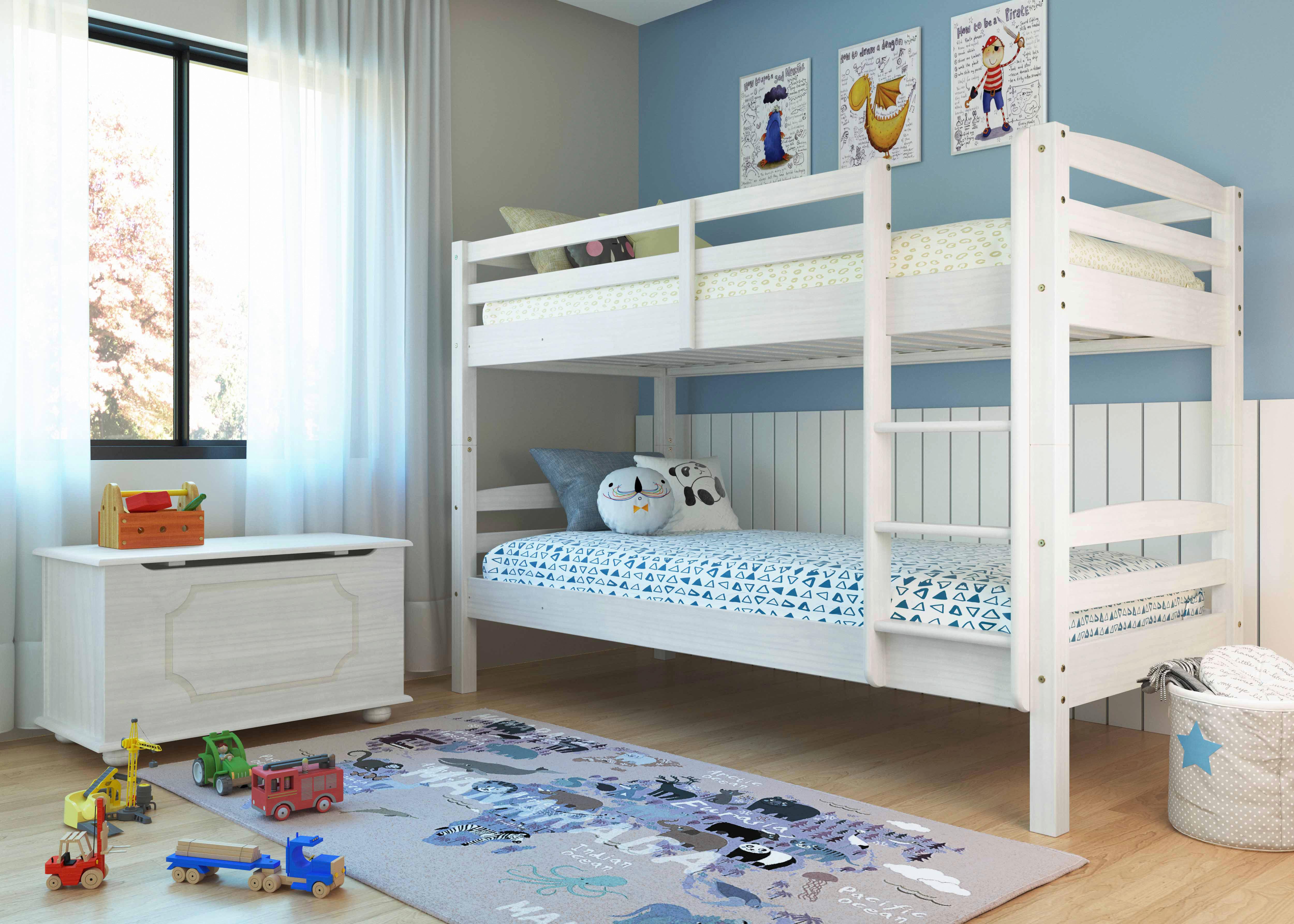 Etagenbett Annika, Weiß 90/200cm