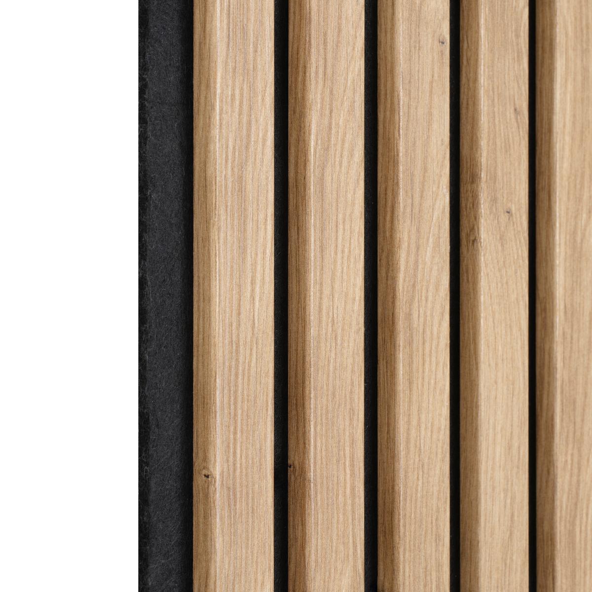 AKUSTICKÝ PANEL LUCIA -SB- - farba duba, Modern, kompozitné drevo/textil (60/120/1,5cm) - Mömax