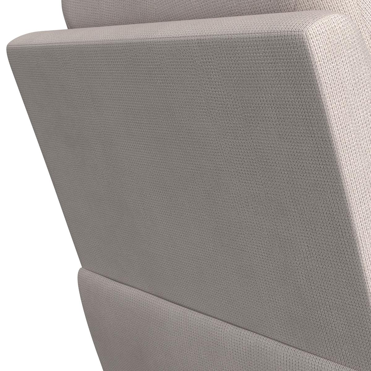 Relaxsessel Mario Webstoff beige, B: 89 cm - Beige/Schwarz, MODERN, Textil/Metall (89/107/94cm) - James Wood