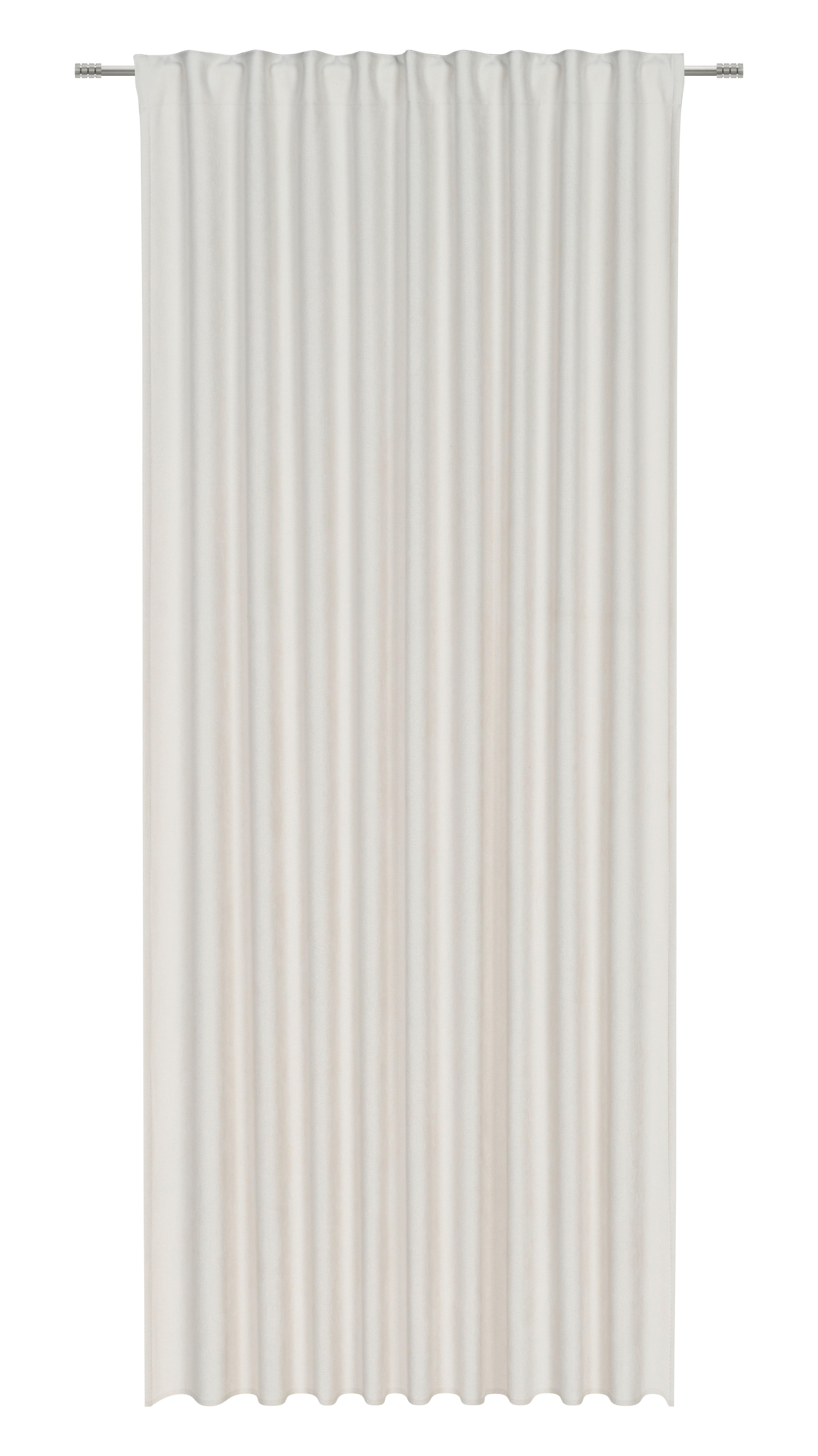 Verdunkelungsvorhang Melinda - Weiß, ROMANTIK / LANDHAUS, Textil (135/245cm) - James Wood