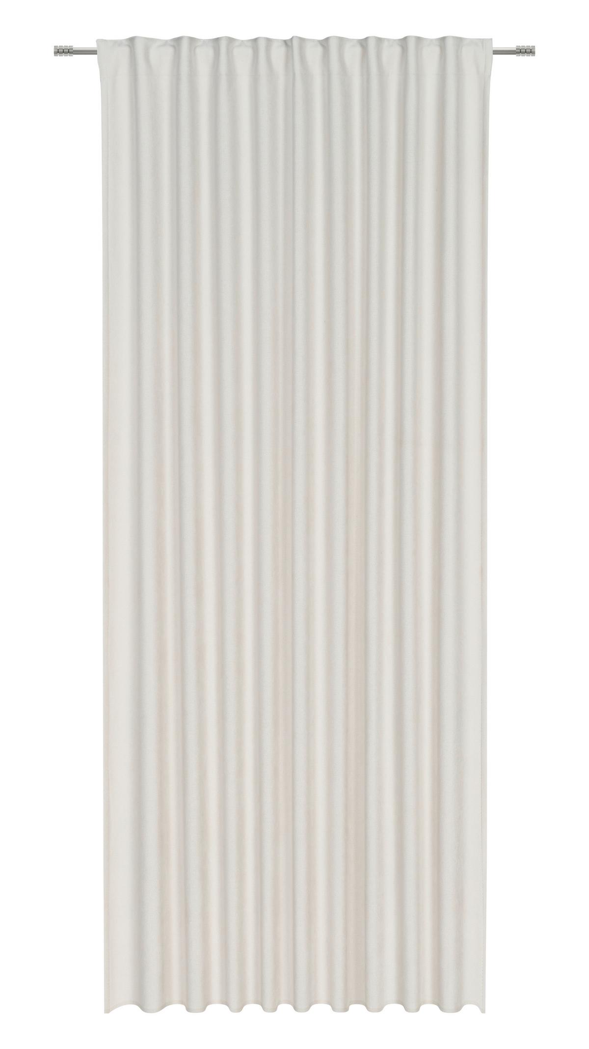 Verdunkelungsvorhang Melinda - Weiß, ROMANTIK / LANDHAUS, Textil (135/245cm) - James Wood