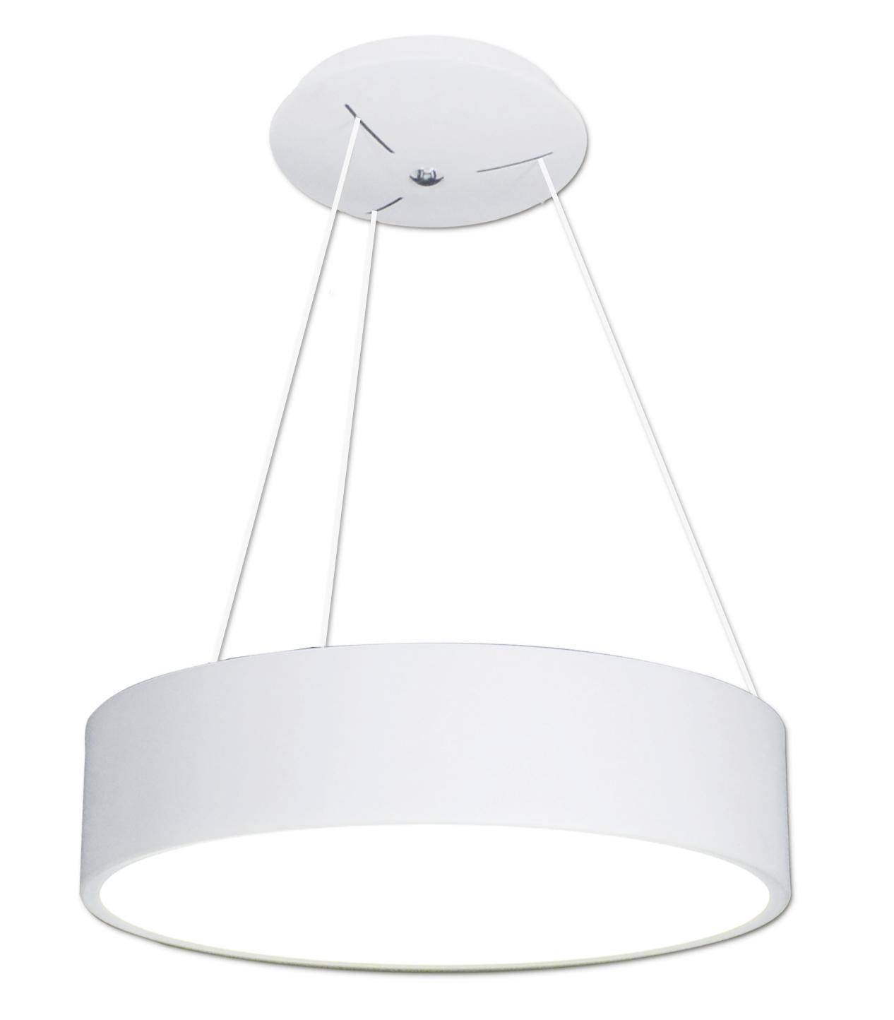 LED-Hängeleuchte Carla H: 150 cm Farbtemperaturwechsler - Weiß, Design, Kunststoff/Metall (45/150cm) - Näve