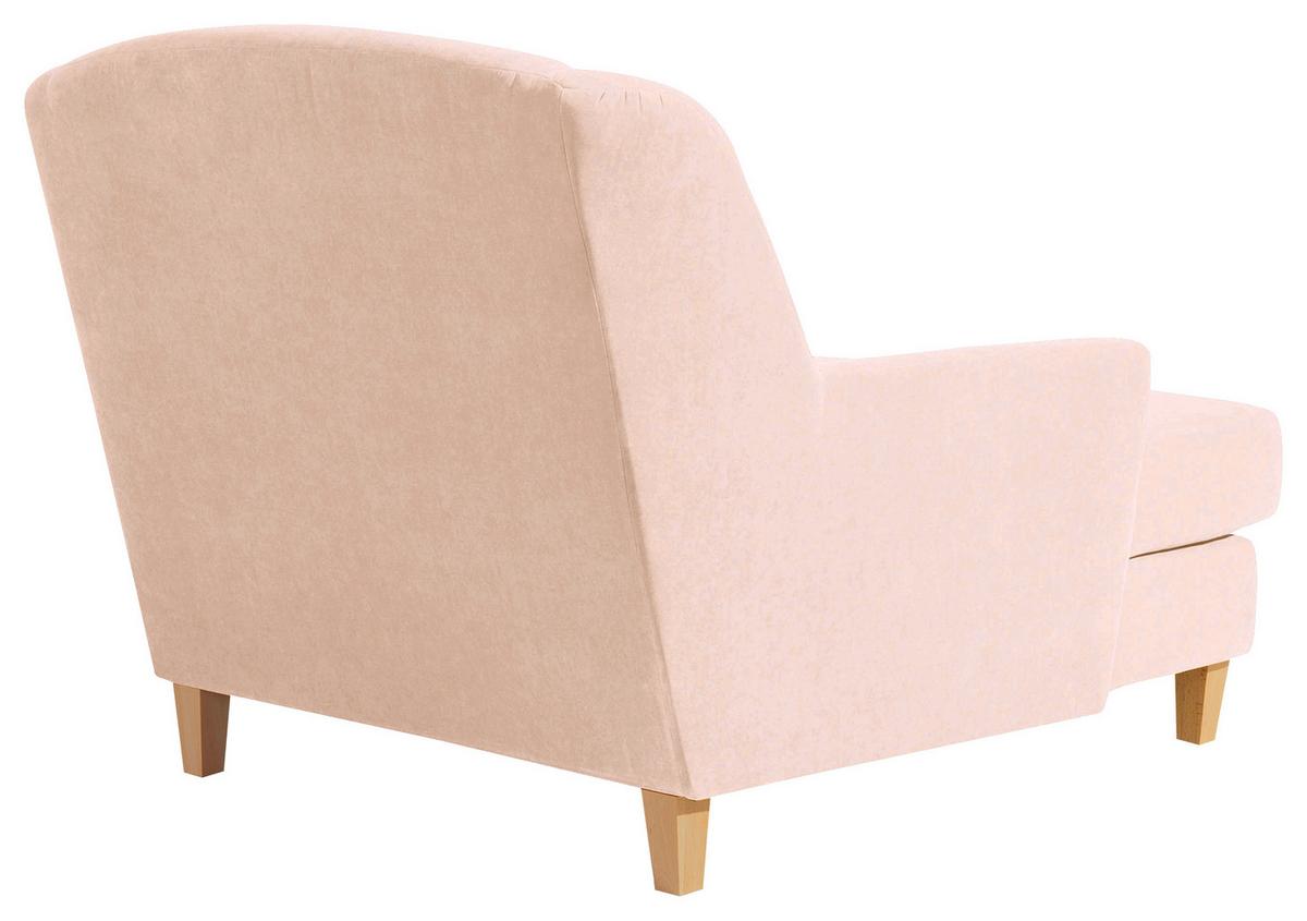 Big Sessel mit Armlehnen Judith Strukturgewebe Creme - Creme/Naturfarben, MODERN, Textil (136/107/142cm) - Max Winzer
