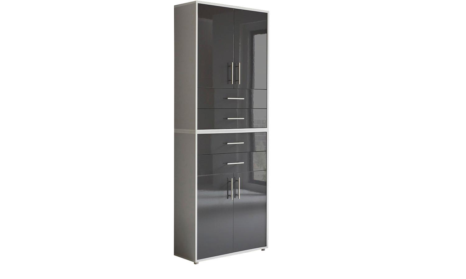 Aktenschrank Office Edition Grau/Anthrazit Hg B: 84,4cm