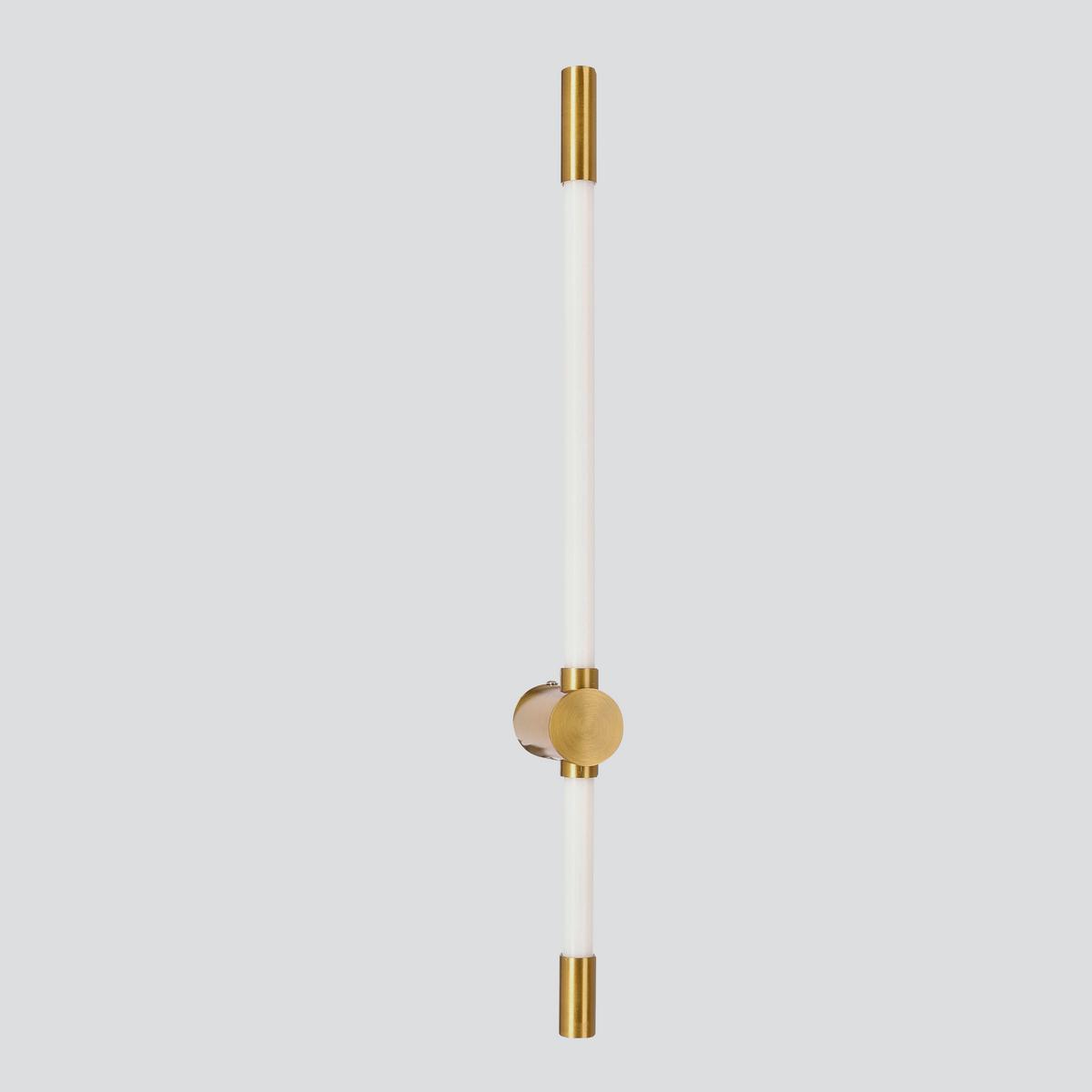 Led-wandleuchte 21-35721 Batuta 2 - Messingfarben/Weiß, KONVENTIONELL, Kunststoff/Metall (60.5/9/5cm)