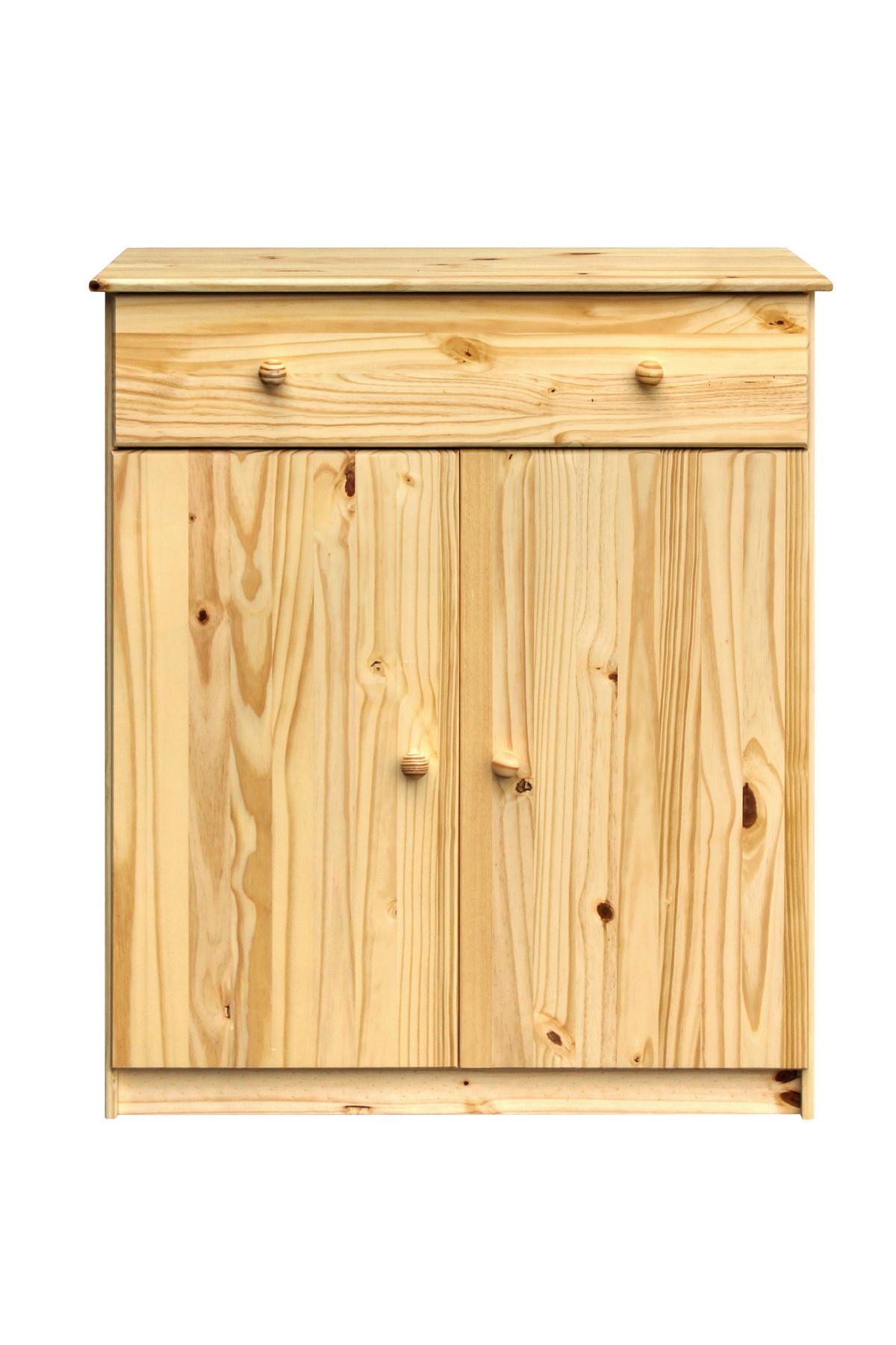 Kommode Naturfarben B: 91cm - Naturfarben, Natur, Holz (91/107/43cm) - Livetastic