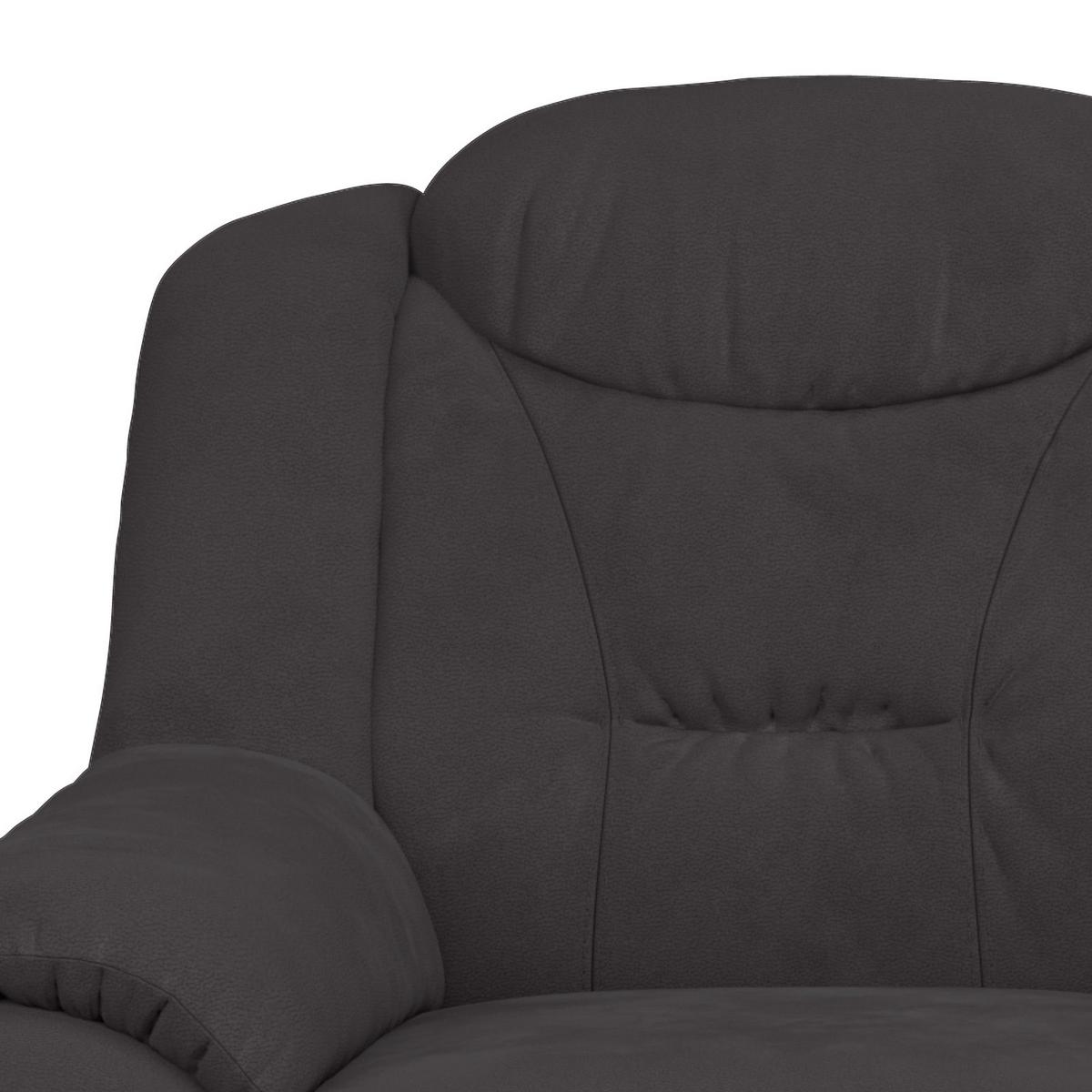 3-sitzer-sofa Marcus - Anthrazit/Schwarz, Basics, Textil (189/99/99cm) - MID.YOU