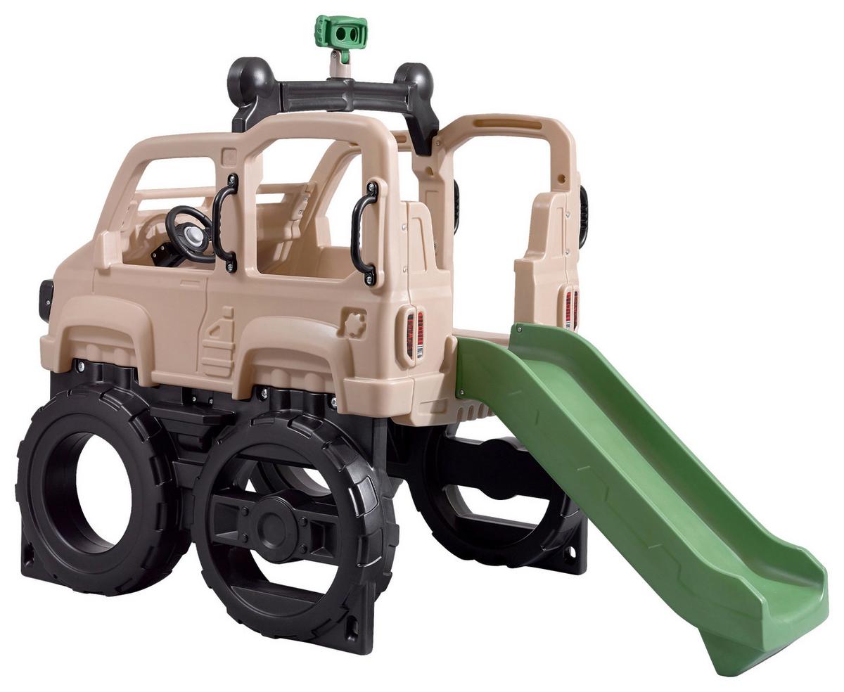 Klettergerüst 4136kr - Anthrazit/Beige, KONVENTIONELL, Kunststoff (215,9/155/107cm) - Ambia Garden