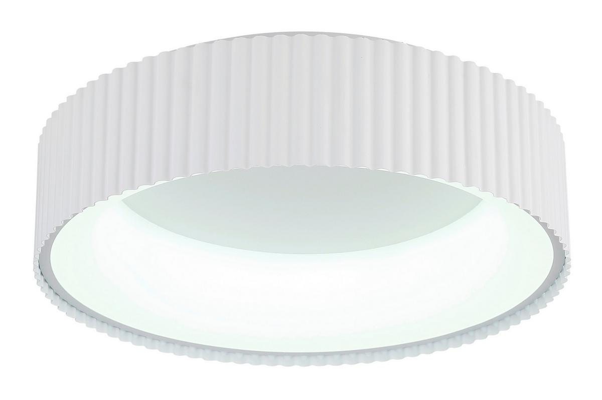 STROPNÍ LED SVÍTIDLO KEMP - bílá, Basics, kov/plast (46/13cm) - Globo