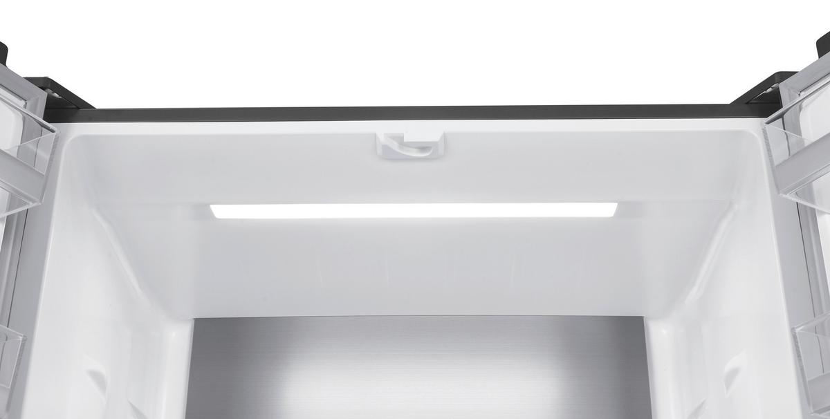 Side-By-Side Nabo Smi 5530 - Edelstahlfarben, Basics, Metall (90,5/190,2/59,7cm) - Nabo
