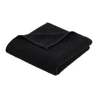 RUČNÍK OCEAN - černá, textil (50/100cm) - Premium Living