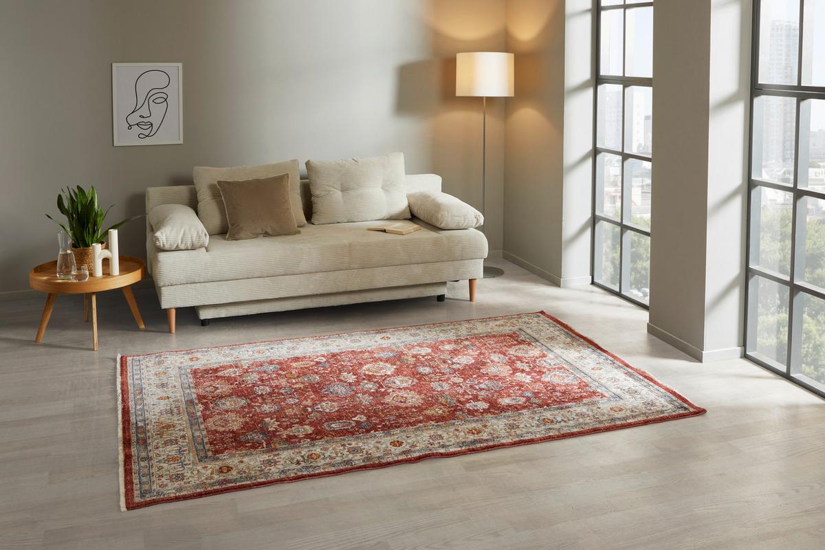 Szőtt Szőnyeg Cirilla Kb. 160/240cm - piros, Basics, textil (160/240cm) - James Wood