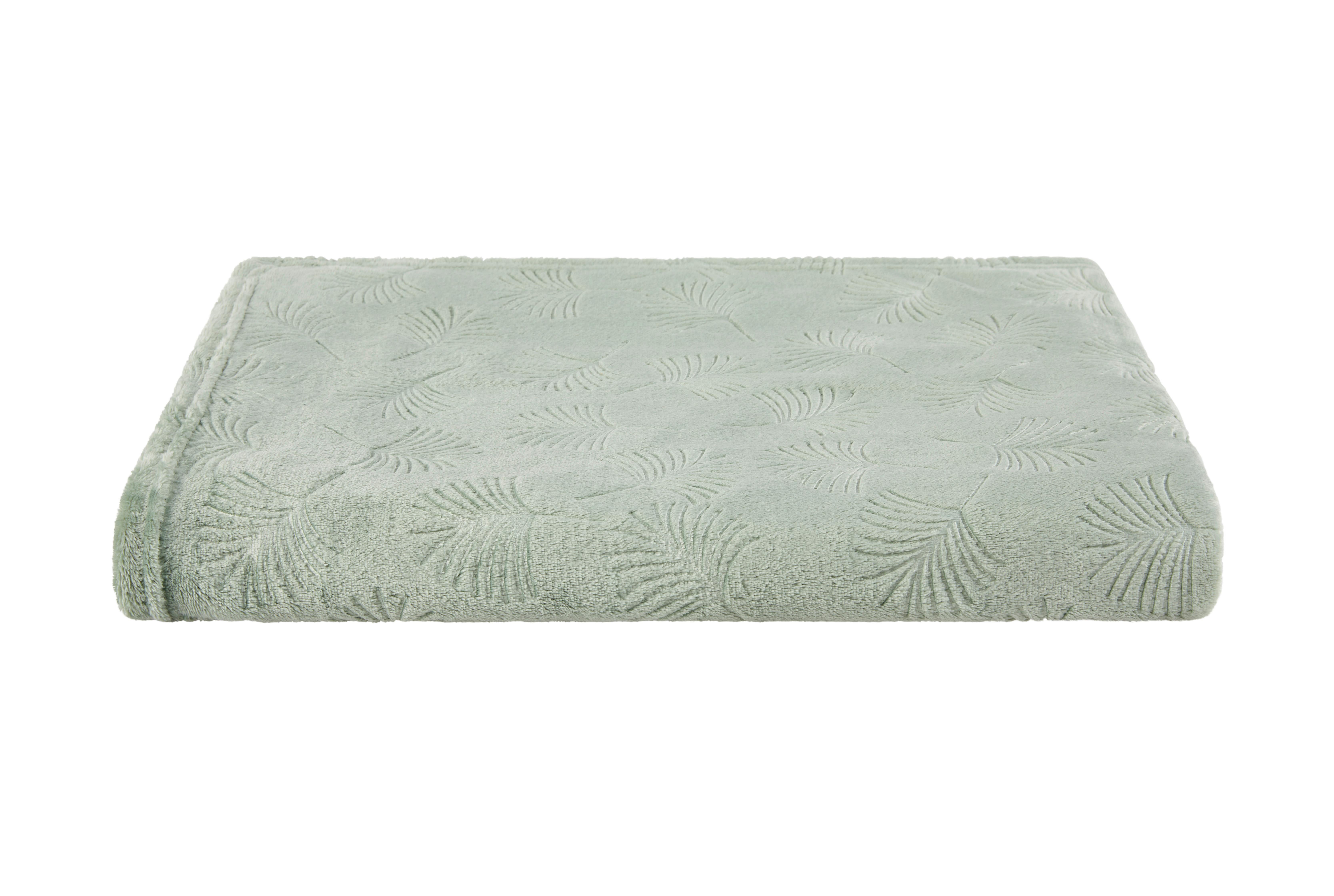 Kuscheldecke Charlotte Grün 150x200 Cm Muster - Grün, MODERN, Textil (150/200cm) - Luca Bessoni