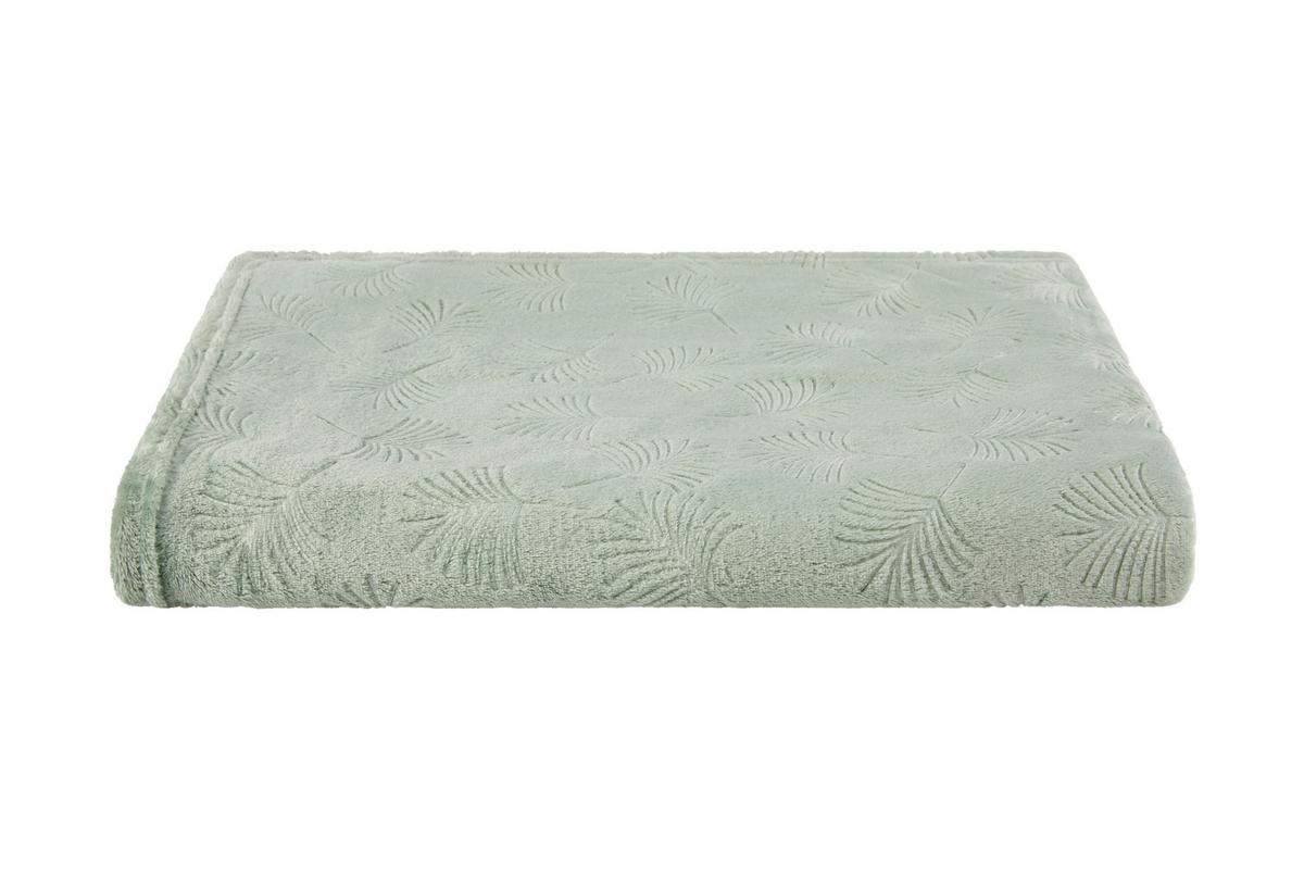 Kuscheldecke Charlotte Grün 150x200 cm Muster - Grün, MODERN, Textil (150/200cm) - Luca Bessoni
