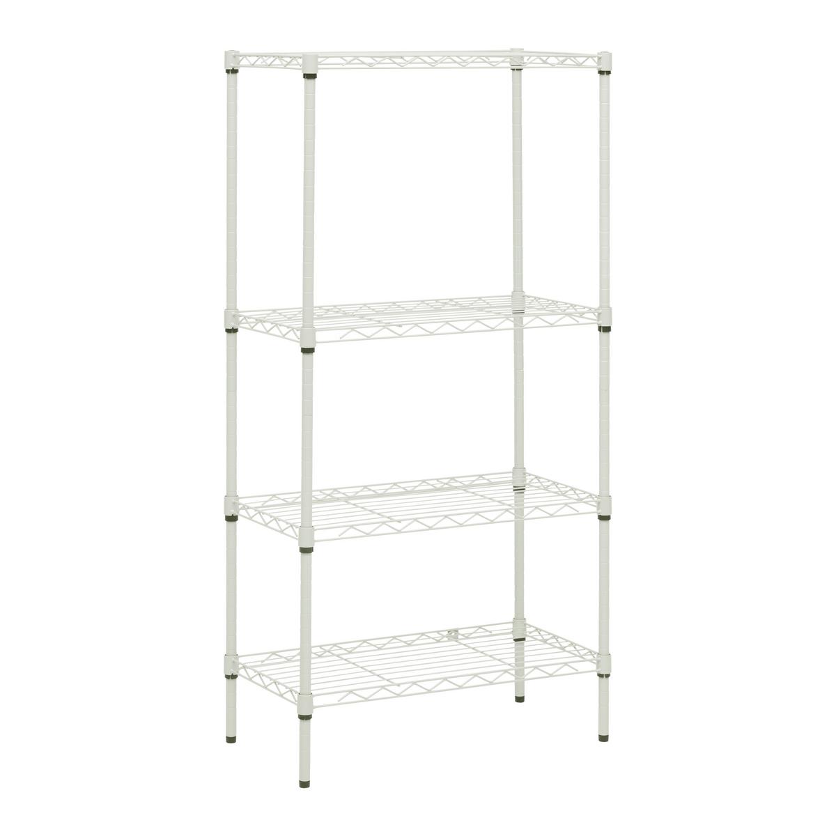 Regál ARONA - černá/kašmírová, Moderní, kov/plast (60/121,5/29,5cm) - Mömax