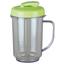 Standmixer Nutri Express - Weiß/Grün, MODERN, Glas/Kunststoff (13/14/18cm) - Mediashop
