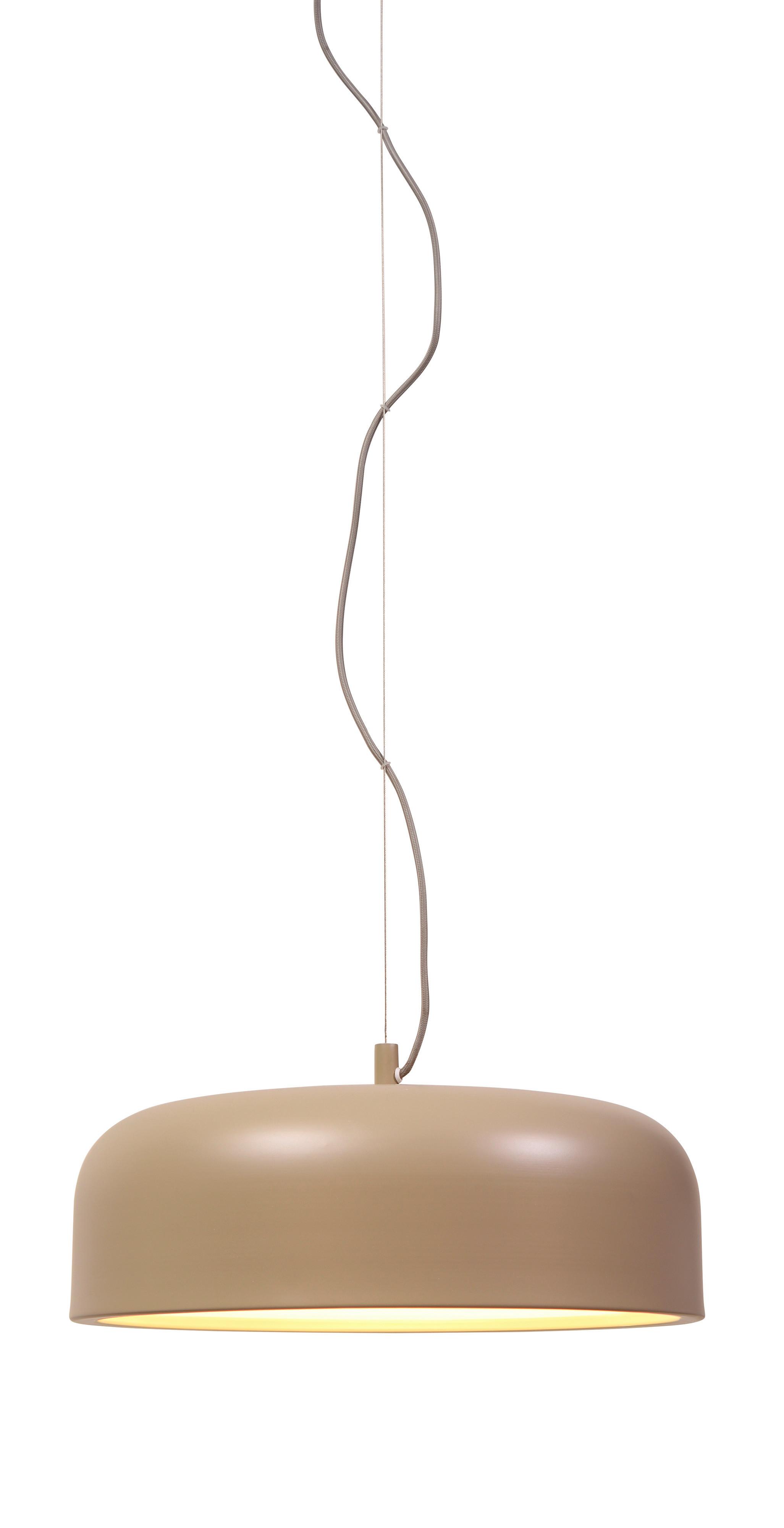 Hängeleuchte Marseille H: 176 cm höhenverstellbar - Sandfarben, Design, Metall (47/176/23cm) - It's about Romi
