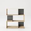 Regal Shelfy - Eiche Artisan/Grau, MODERN, Holzwerkstoff (103/110/36cm) - MID.YOU