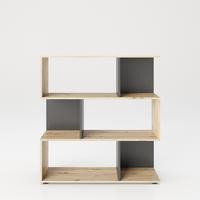 Regal Shelfy - Eiche Artisan/Grau, MODERN, Holzwerkstoff (103/110/36cm) - MID.YOU