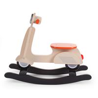 Schaukeltier Roller Creme, L: 70 cm - Creme, Basics, Holzwerkstoff (70/25/57cm) - Childhome