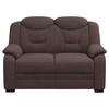 2-Sitzer-Sofa Marcus Braun B: 138 cm - Schwarz/Braun, Basics, Textil (138/99/99cm) - MID.YOU