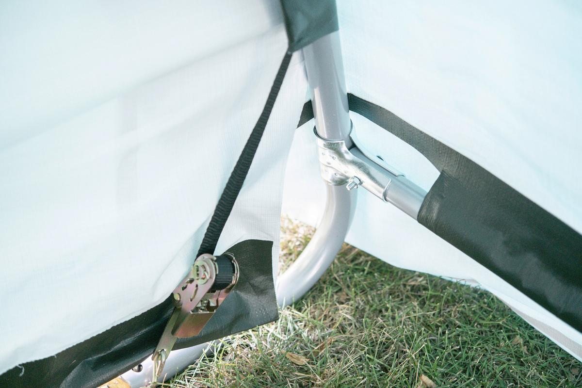 Zeltgarage Garage-In-A-Box 18,3m² - Grün, Basics, Kunststoff/Metall (610/300/240cm)