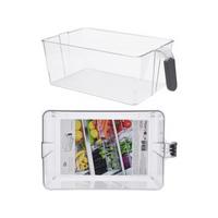 Hőtőszekrény Rendszerező Tároló - áttetsző, Konventionell, műanyag (31/18/11cm)