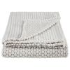 Kuscheldecke Belinda Silber 130x170 cm - Silberfarben, ROMANTIK / LANDHAUS, Textil (130/170cm) - James Wood