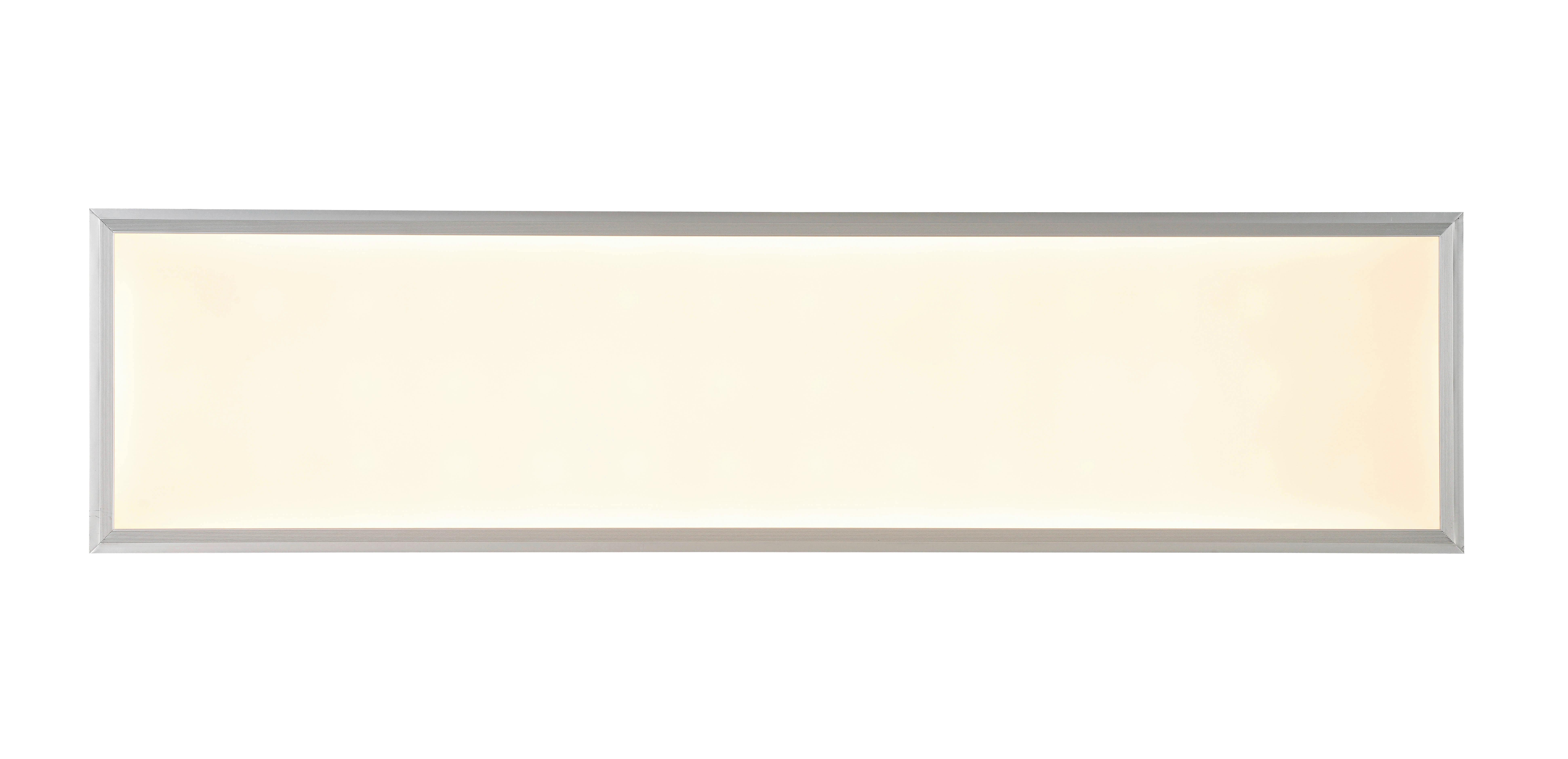 STROPNÉ LED SVIETIDLO CORNELIUS -AKT- - biela/strieborná, Modern, kov/plast (120/30/7,5cm) - Mömax