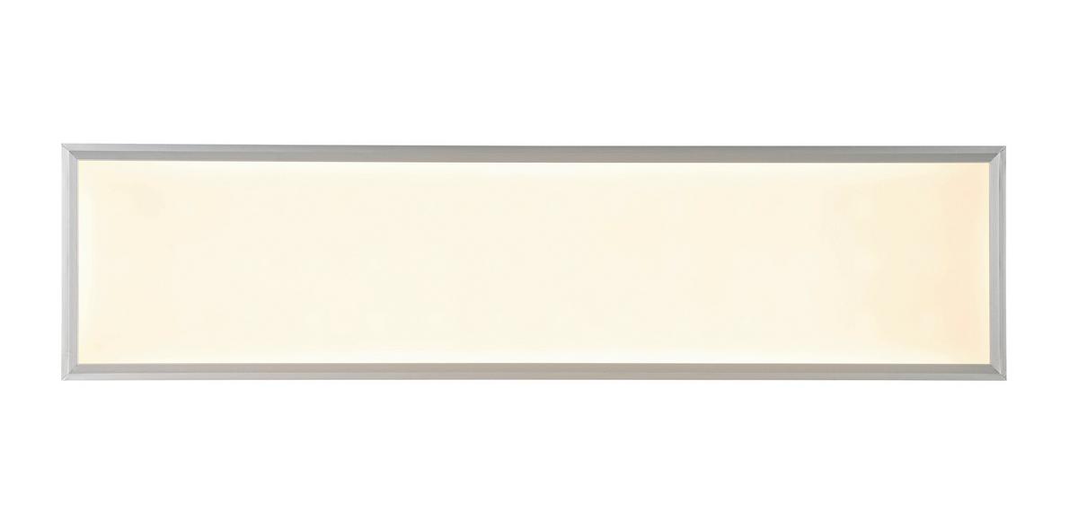 STROPNÍ LED SVÍTIDLO CORNELIUS -AKT- - bílá/barvy stříbra, Moderní, kov/plast (120/30/7,5cm) - Mömax