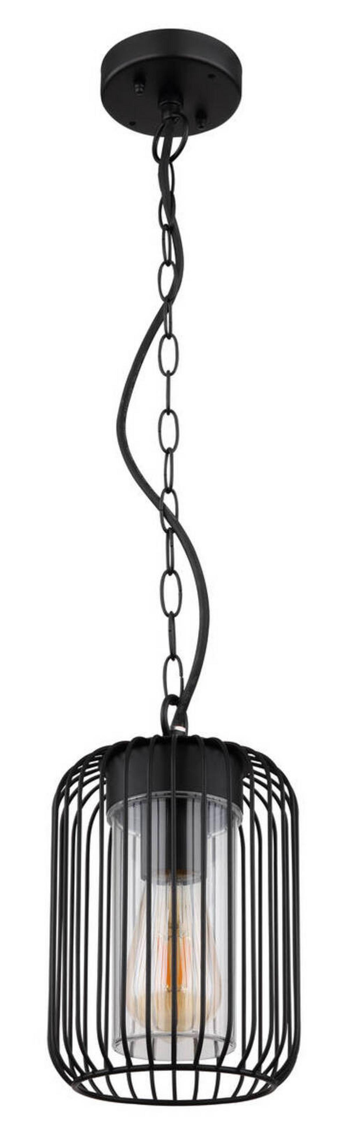 Außenleuchte 31985h Ip 44 - Klar/Schwarz, Design, Kunststoff/Metall (16/75,5cm) - Globo