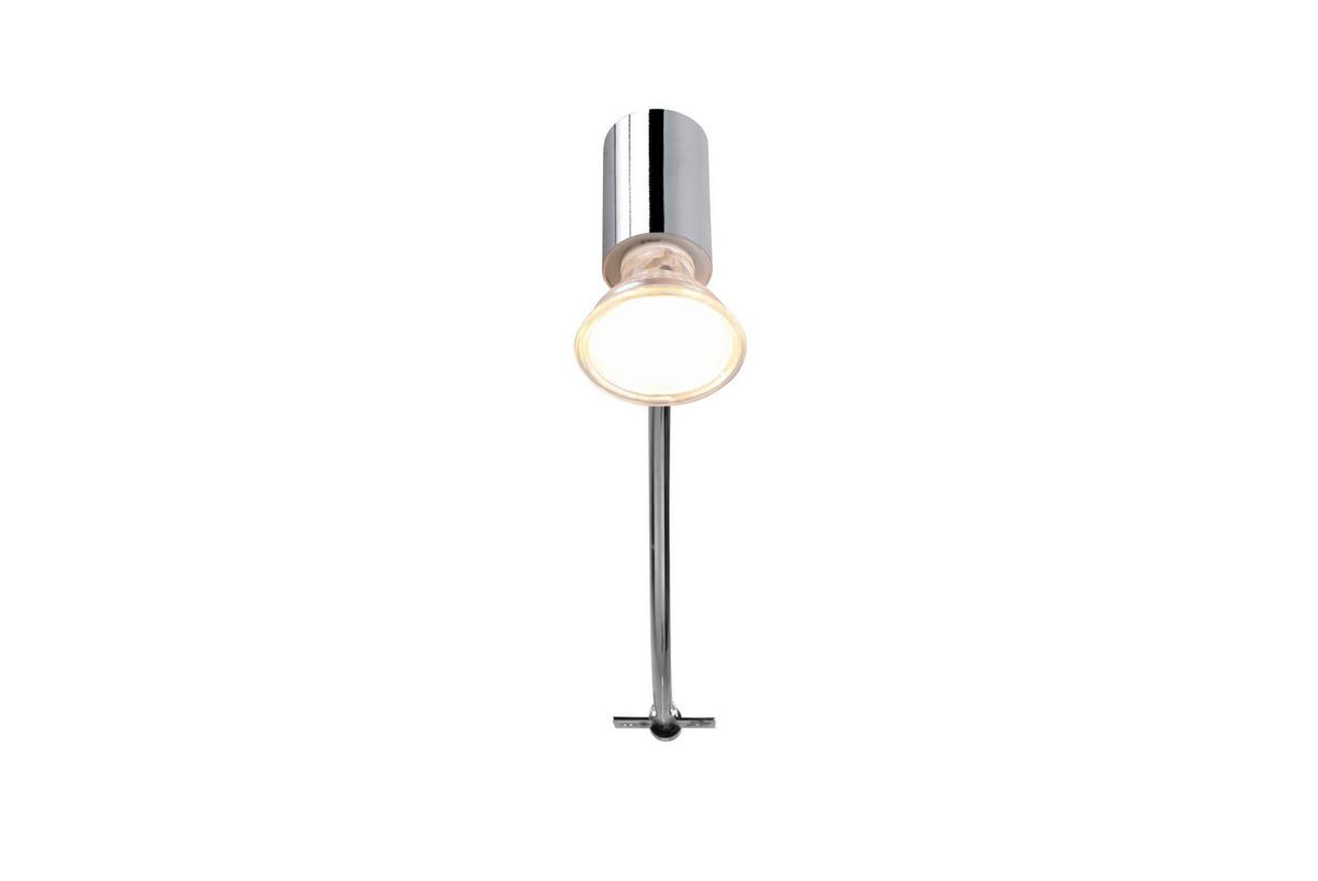 Wandstrahler 1-Flammig verstellbar L:34 cm - Chromfarben, Basics, Metall (34/5/11cm) - Trio Leuchten