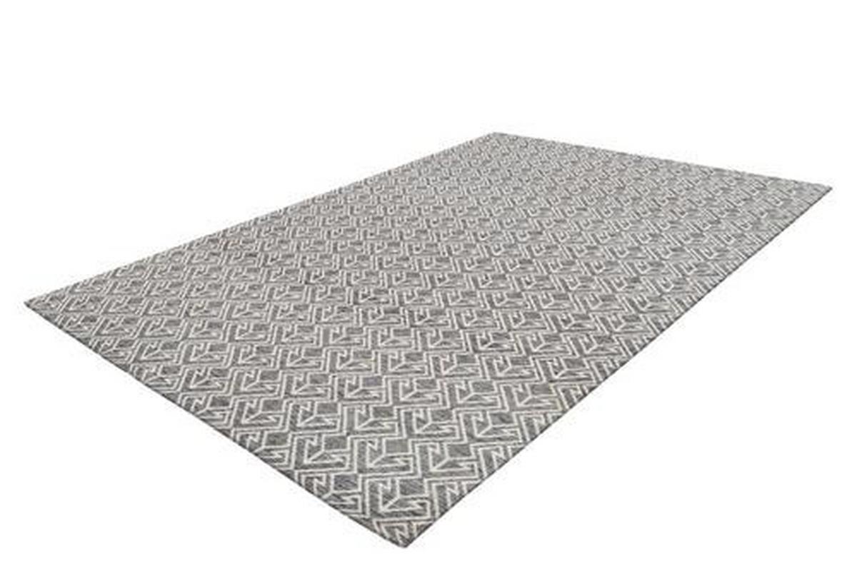 Webteppich Creme/grau Yoga 160x230 Cm - Creme/Grau, Trend, Textil (160/230cm) - Kayoom