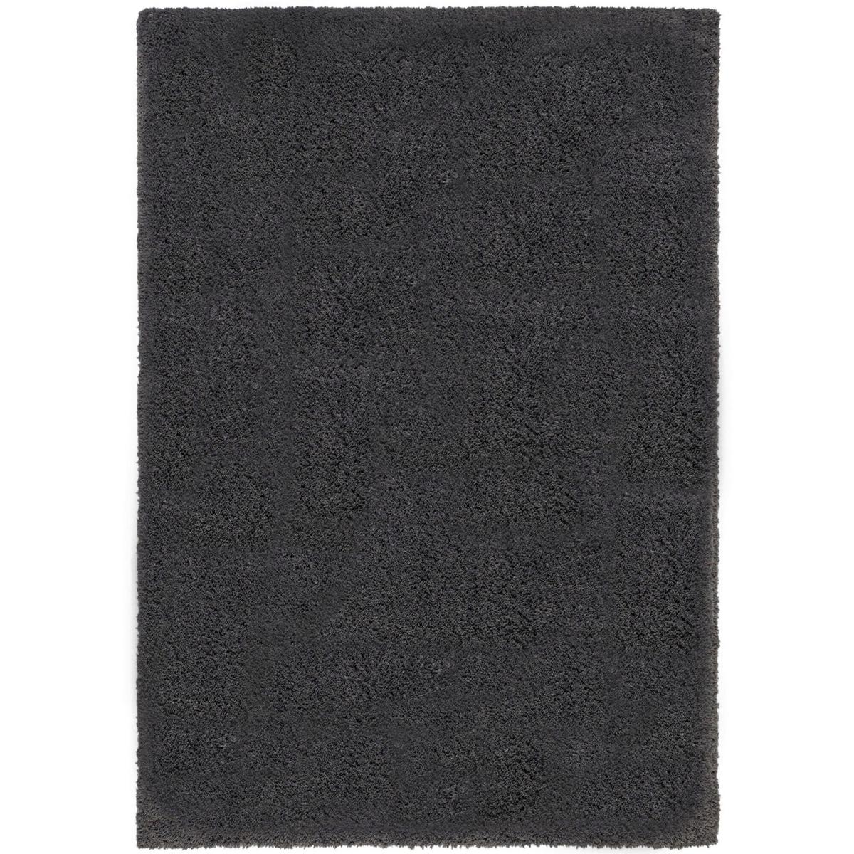 Shaggy Feather Soft Dunkelgrau 80x150 - Dunkelgrau/Grau, Basics, Textil (80/150cm)