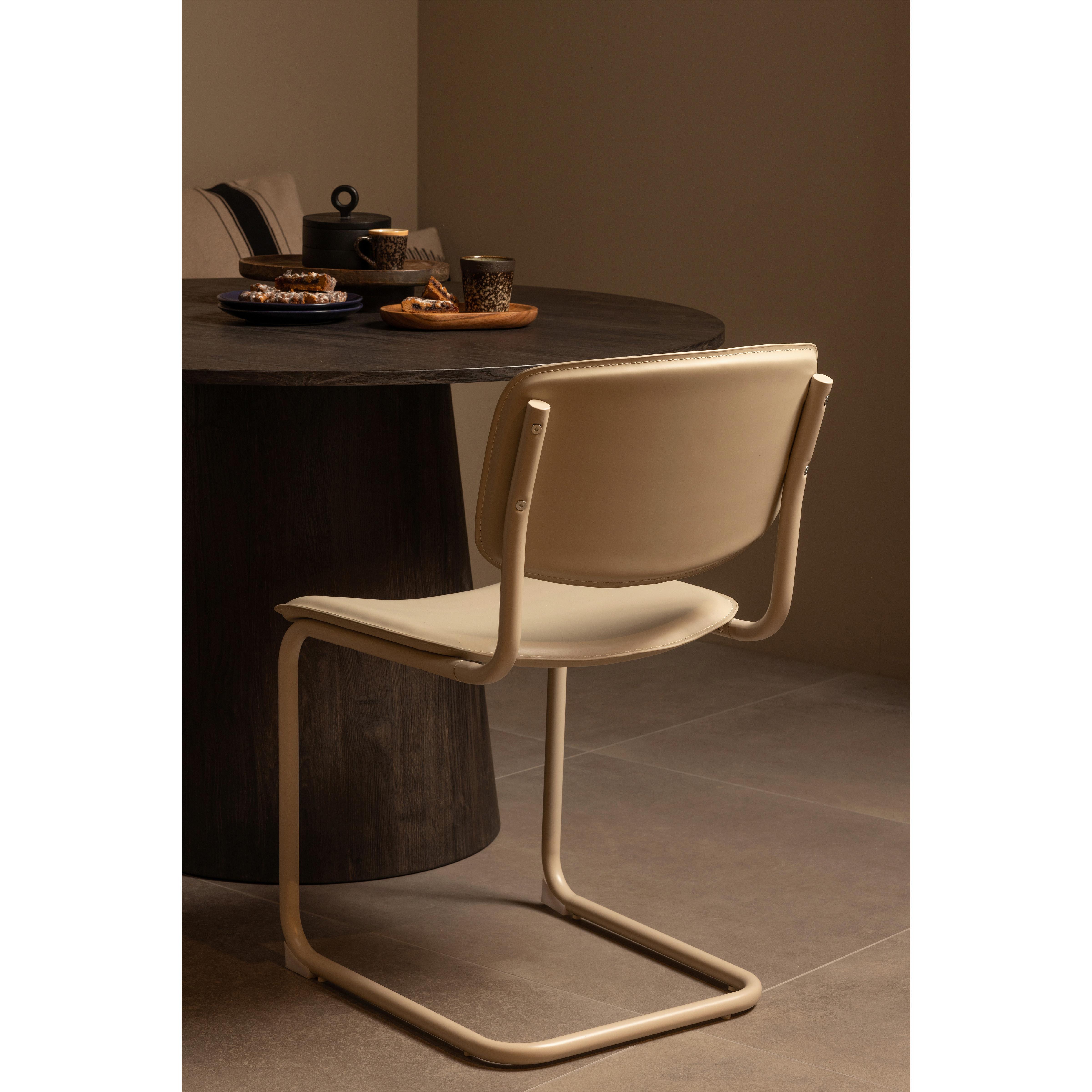 Esstisch Maan Dunkelbraun L: 120 cm - Dunkelbraun, Design, Holzwerkstoff (120/120/75cm) - Livetastic