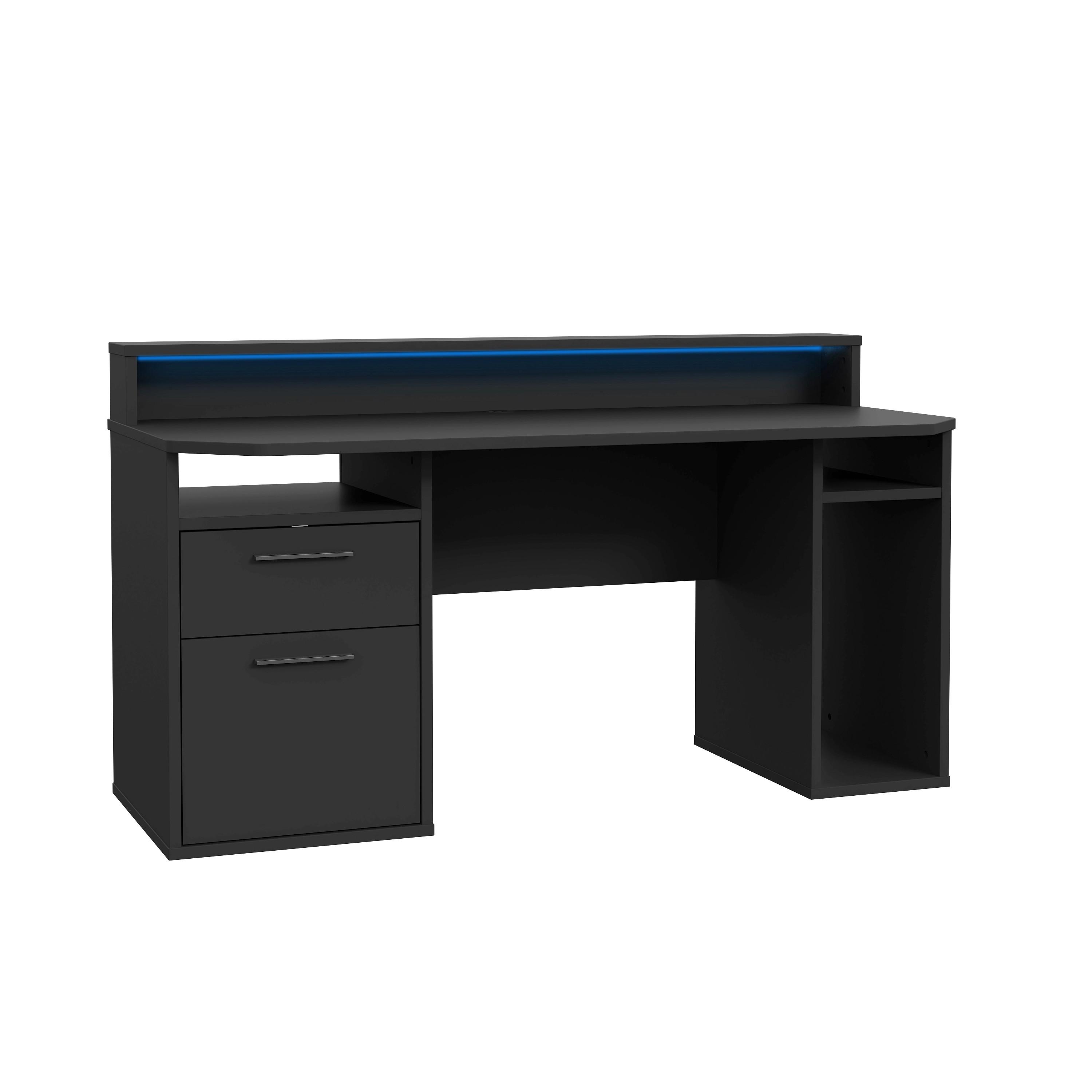 Moderner Gaming-Tisch in Schwarz
