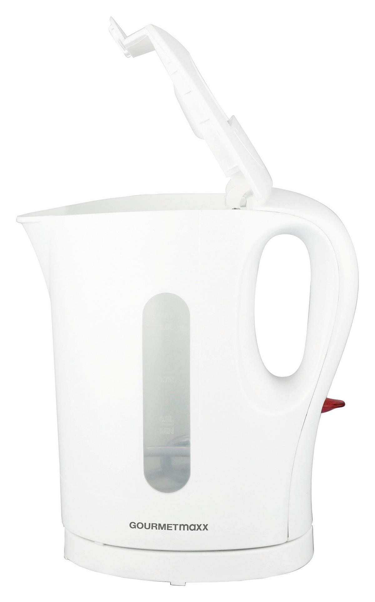Wasserkocher Gourmetmaxx - Weiß, Basics, Kunststoff (11,3/22,1/19,3cm)
