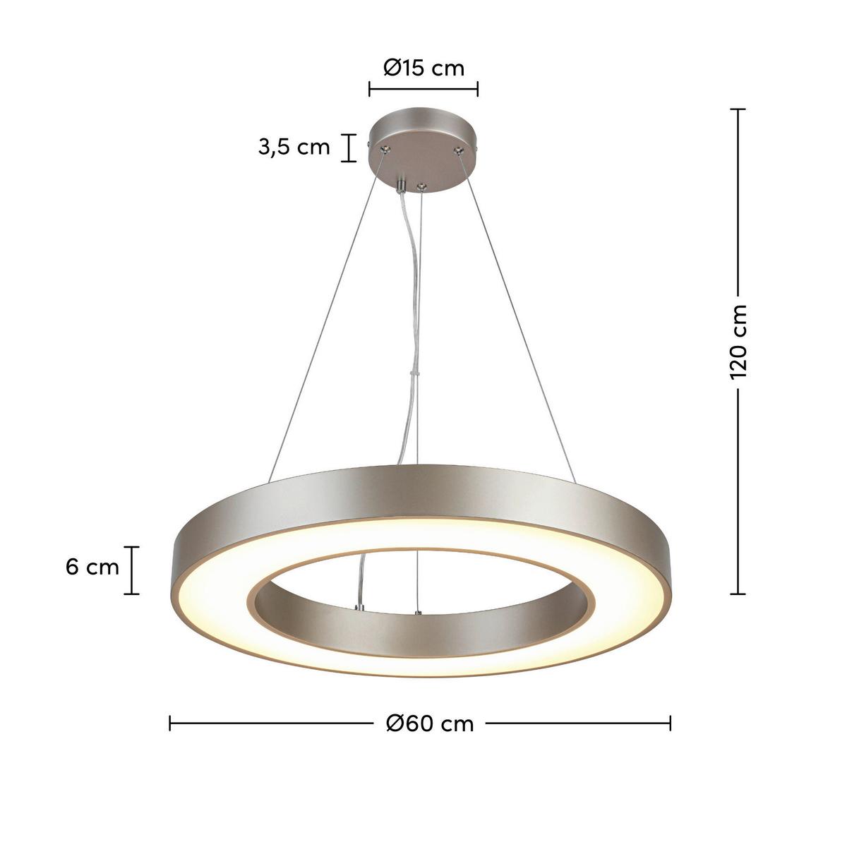 Led-deckenleuchte Lejla Ø 50 Cm - MODERN (75/22/120cm) - Luca Bessoni