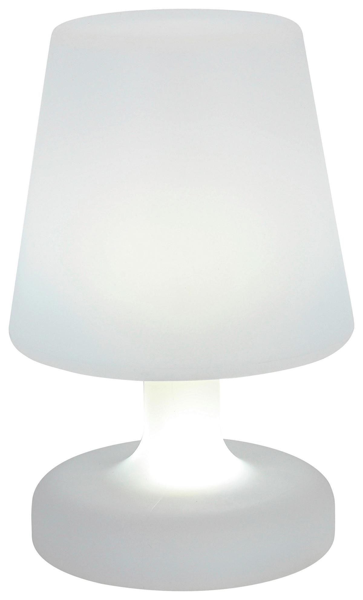 STOLNÁ LED LAMPA PRIMA - biela, Konventionell, plast (16/25cm) - Mömax