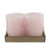 Stumpenkerze Sophie - Rosa, KONVENTIONELL, Naturmaterialien (6,8/9cm) - Ondega