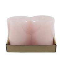 Stumpenkerze Sophie - Rosa, KONVENTIONELL, Naturmaterialien (6,8/9cm) - Ondega