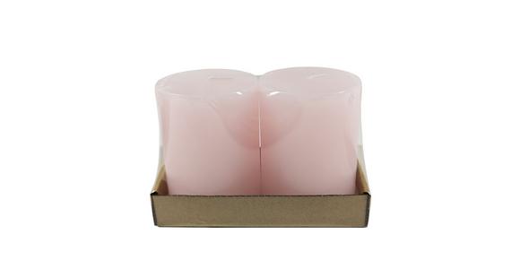 Stumpenkerze Sophie - Rosa, KONVENTIONELL, Naturmaterialien (6,8/9cm) - Ondega