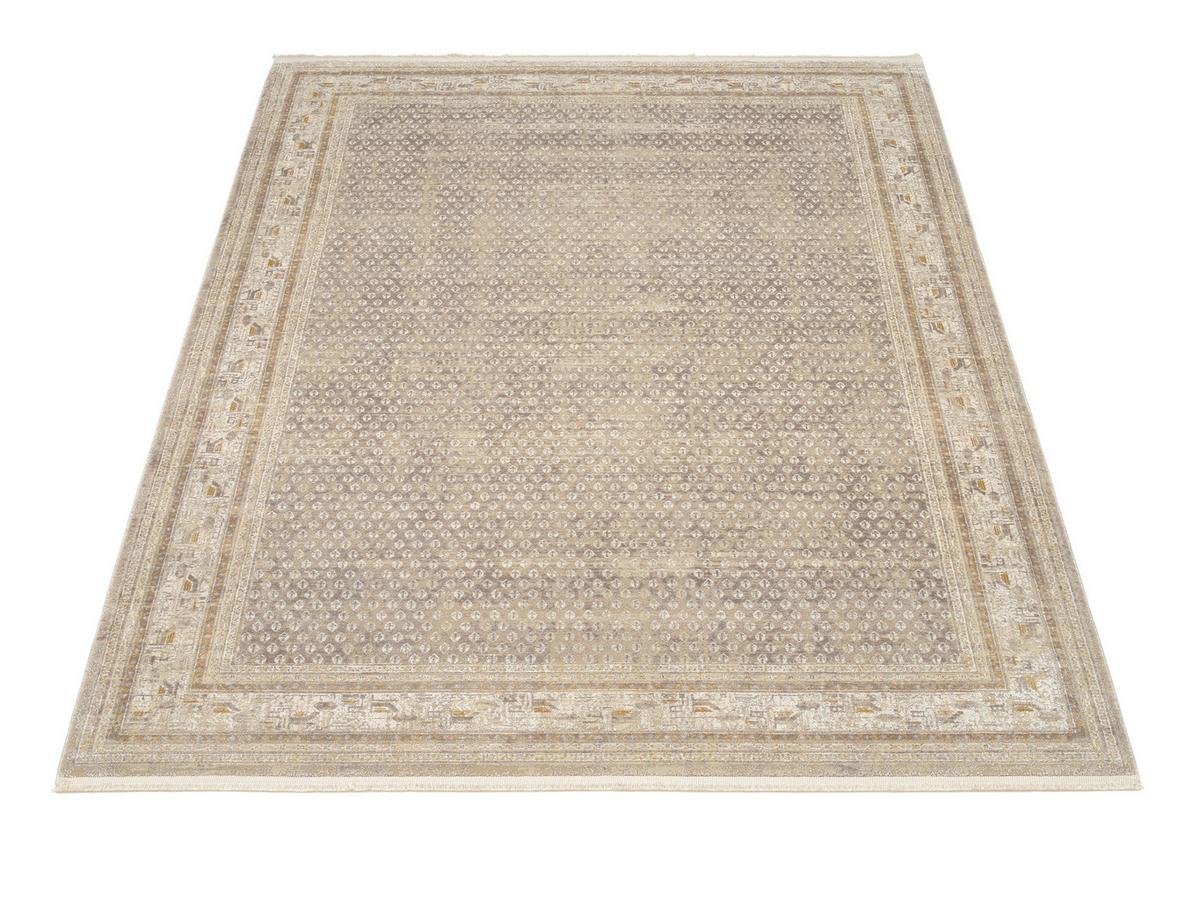 Webteppich Monza - Beige/Goldfarben, KONVENTIONELL, Textil (67/130cm) - Dieter Knoll