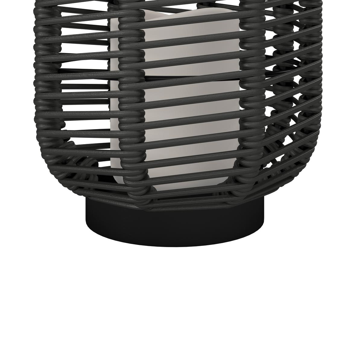 SOLÁRNE SVIETIDLO RICA - čierna, Modern, kov/plast (16/28/16cm) - Bessagi Garden