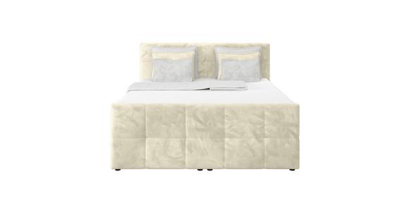 Boxspringbett mit Topper und Bettkasten 180x200 cm Medino - Champagner, KONVENTIONELL, Holz/Holzwerkstoff (180/200cm) - Luca Bessoni