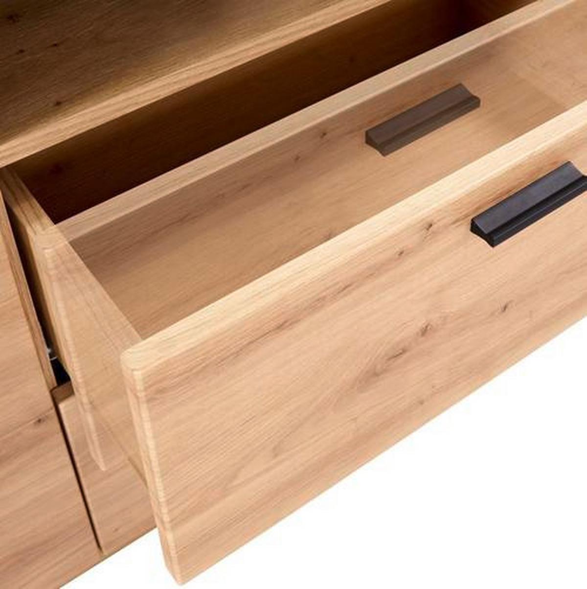 Tv-elem Tonale - Artisan tölgy/szürke, Modern, faalapú anyag (200/68,6/40cm)