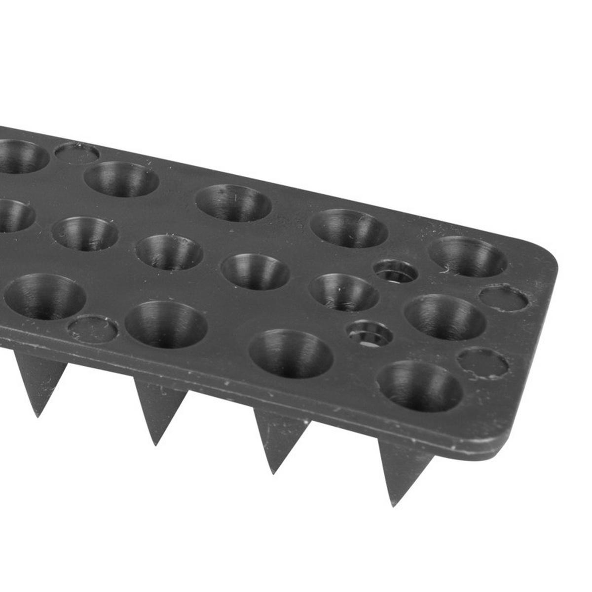 Tierabwehr-Barriere Schwarz 10 Stück - Schwarz, Basics (4,5/1,5/49cm)