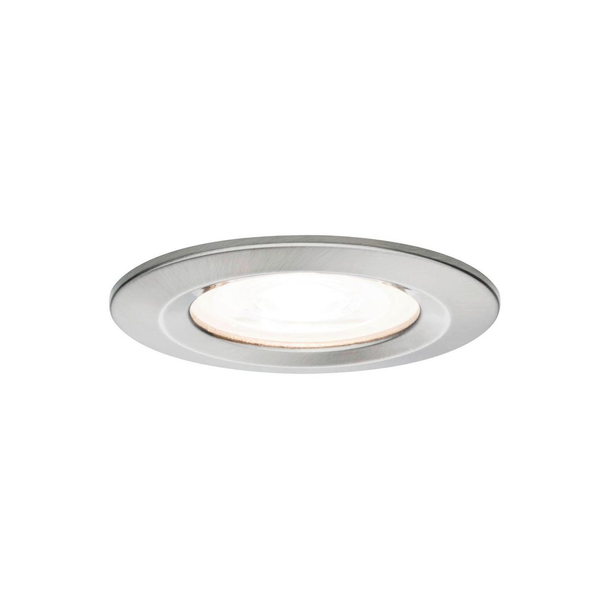 Deckenleuchte Ø 7,8 cm 1-Flammig Rund - Alufarben, Basics, Metall (7,8cm) - Paulmann