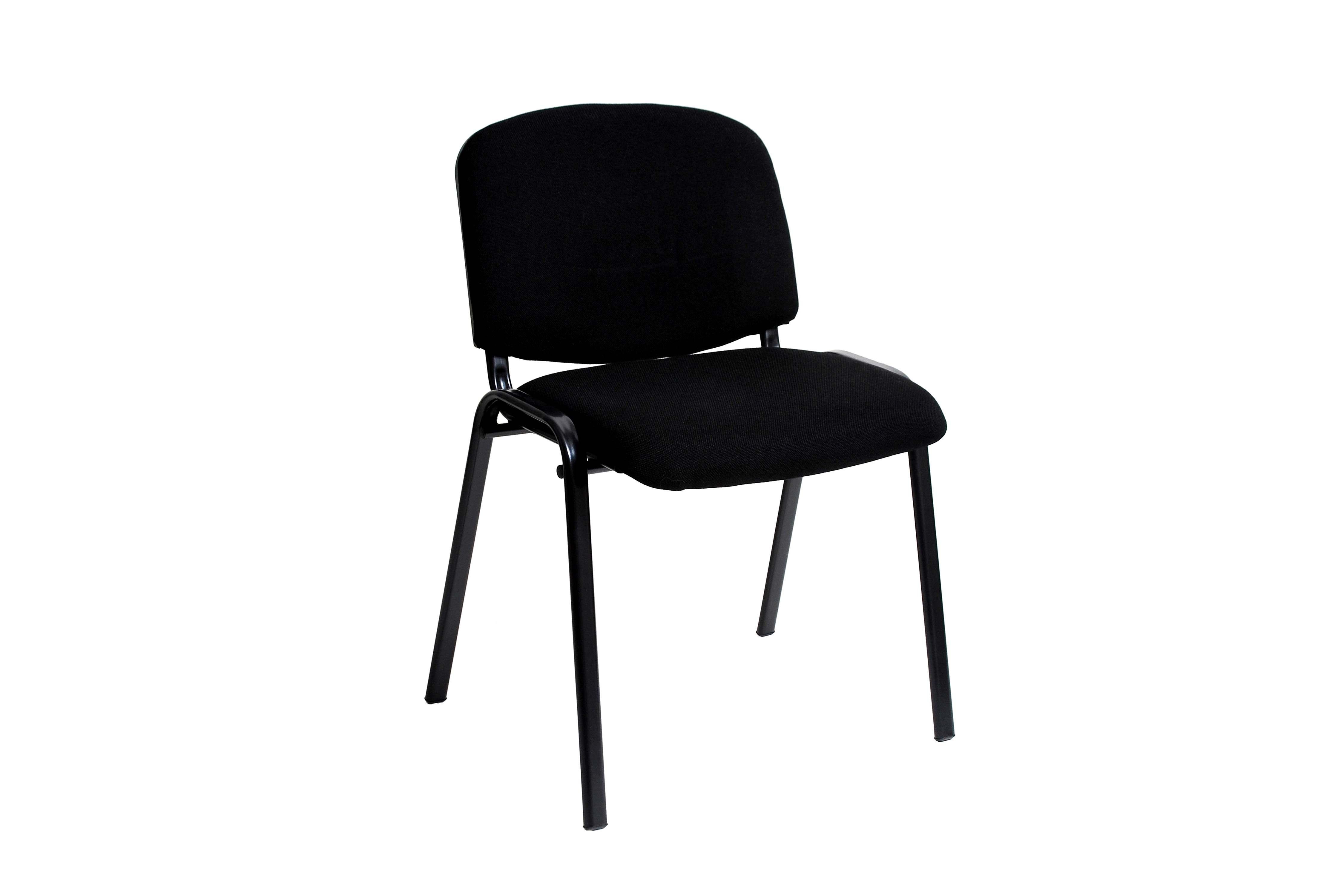 Tárgyaló Szék, Tárgyaló Szék Fekete - fekete, Modern (54/79/61cm)