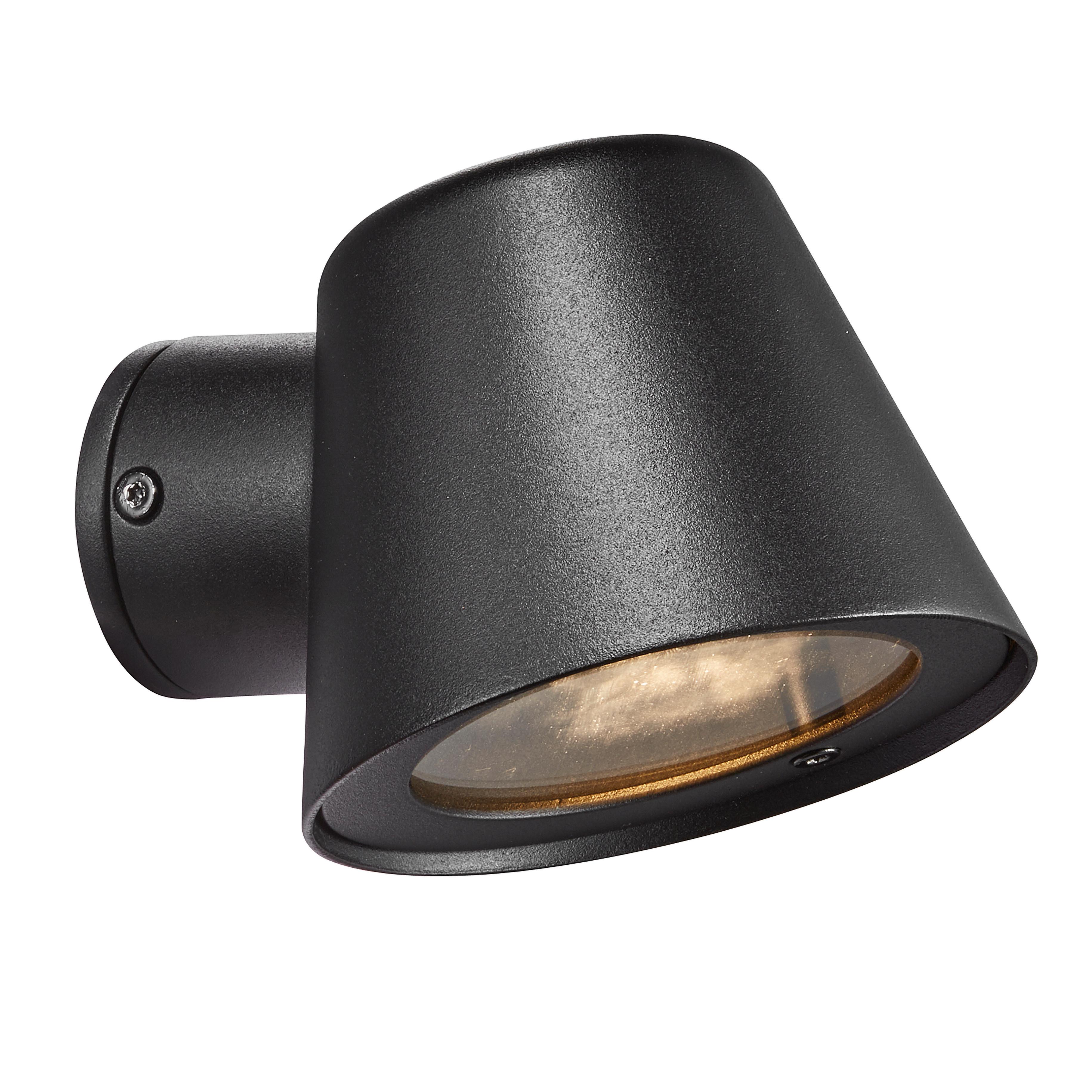 Außenwandleuchte Schwarz L: 11,7 Cm - Schwarz, Design, Metall (11,7/10,5/14,7cm) - Nordlux